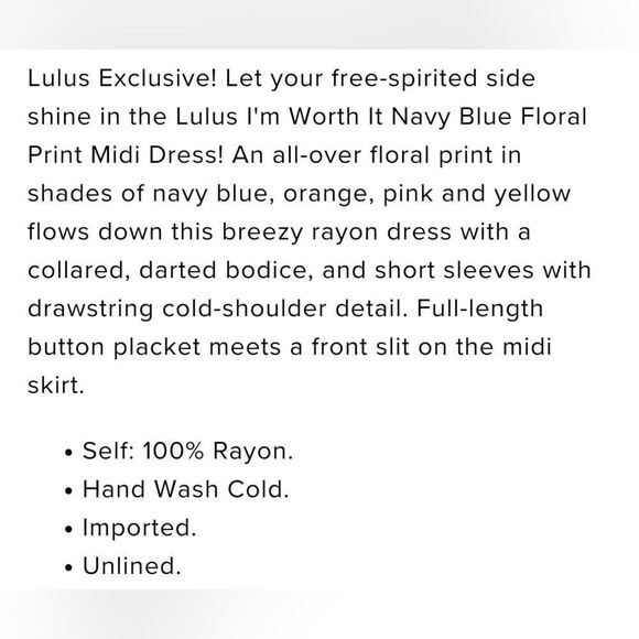 LULUS FLORAL HIGH SLIT MAXI DRESS L LARGE LIKE NEW - Picture 4 of 4